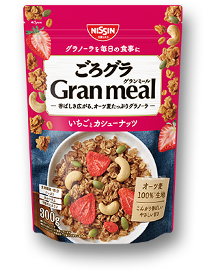 ごろグラ Gran meal いちごとカシューナッツ パッケージ画像