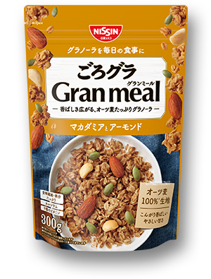 ごろグラ Gran meal マカダミアとアーモンド パッケージ画像
